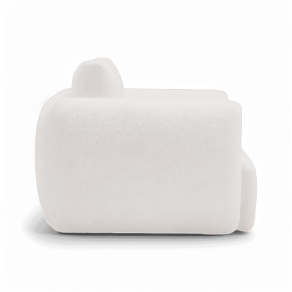 Gabriele Lounge Chair White Boucle