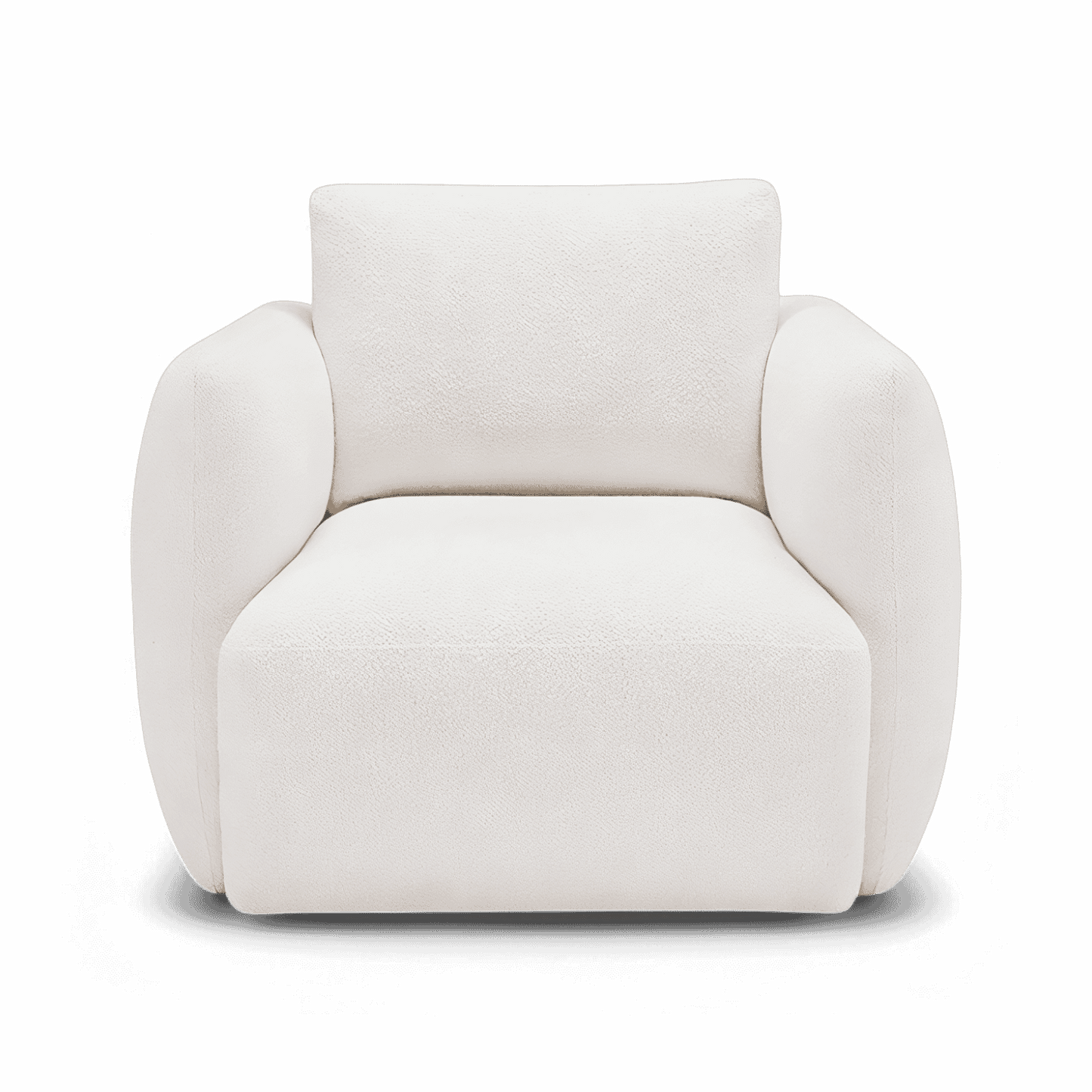 Gabriele Lounge Chair White Boucle