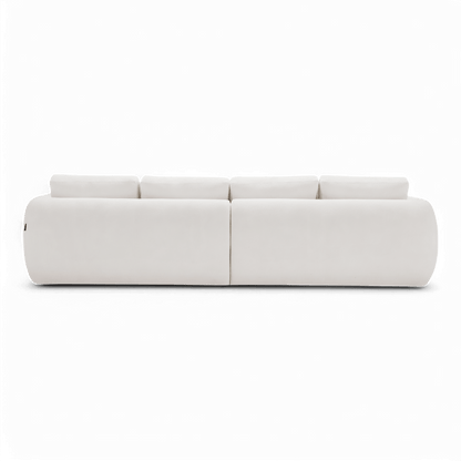 Gabriele 4 Seater Sofa White Boucle