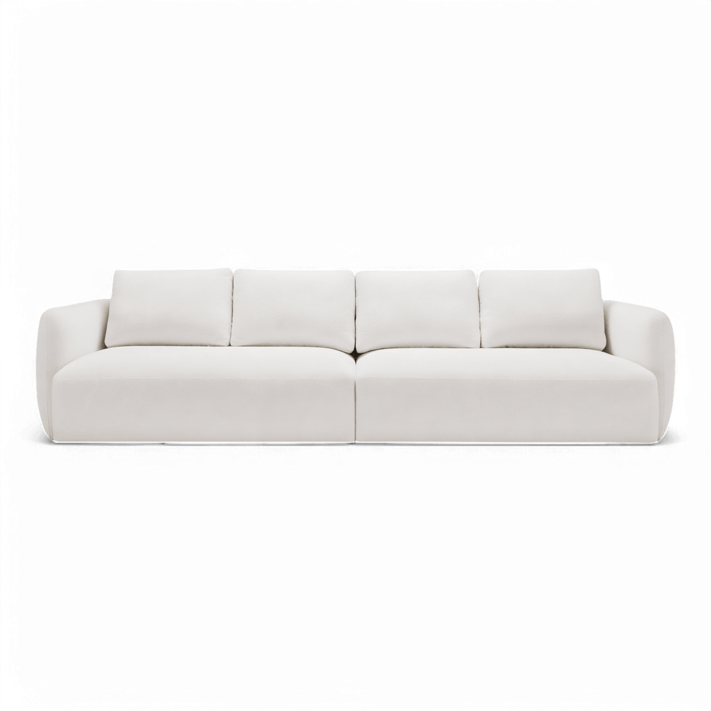 Gabriele 4 Seater Sofa White Boucle