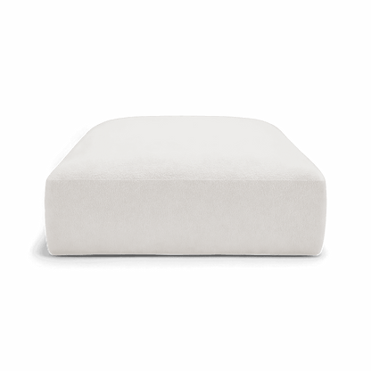 Gabriele Ottoman White Boucle