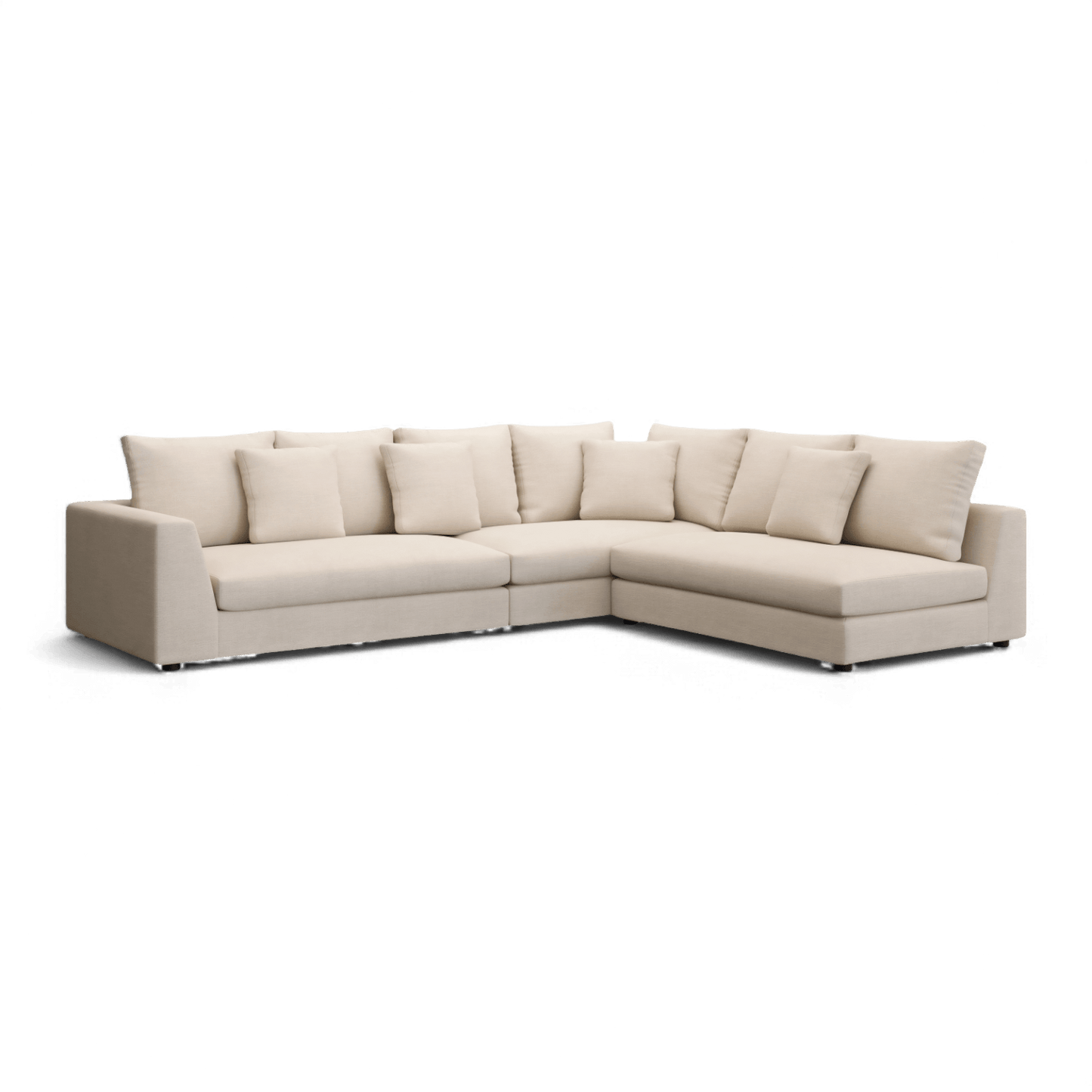 Gianni Sectional Sofa Cream