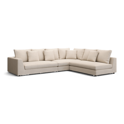 Gianni Sectional Sofa Cream
