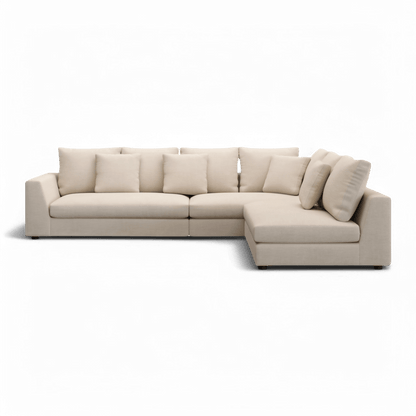 Gianni Sectional Sofa Cream