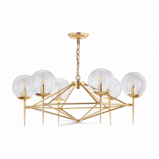 Glow Chandelier Gold