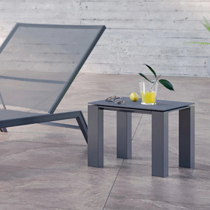 Isa Outdoor Side Table Gray