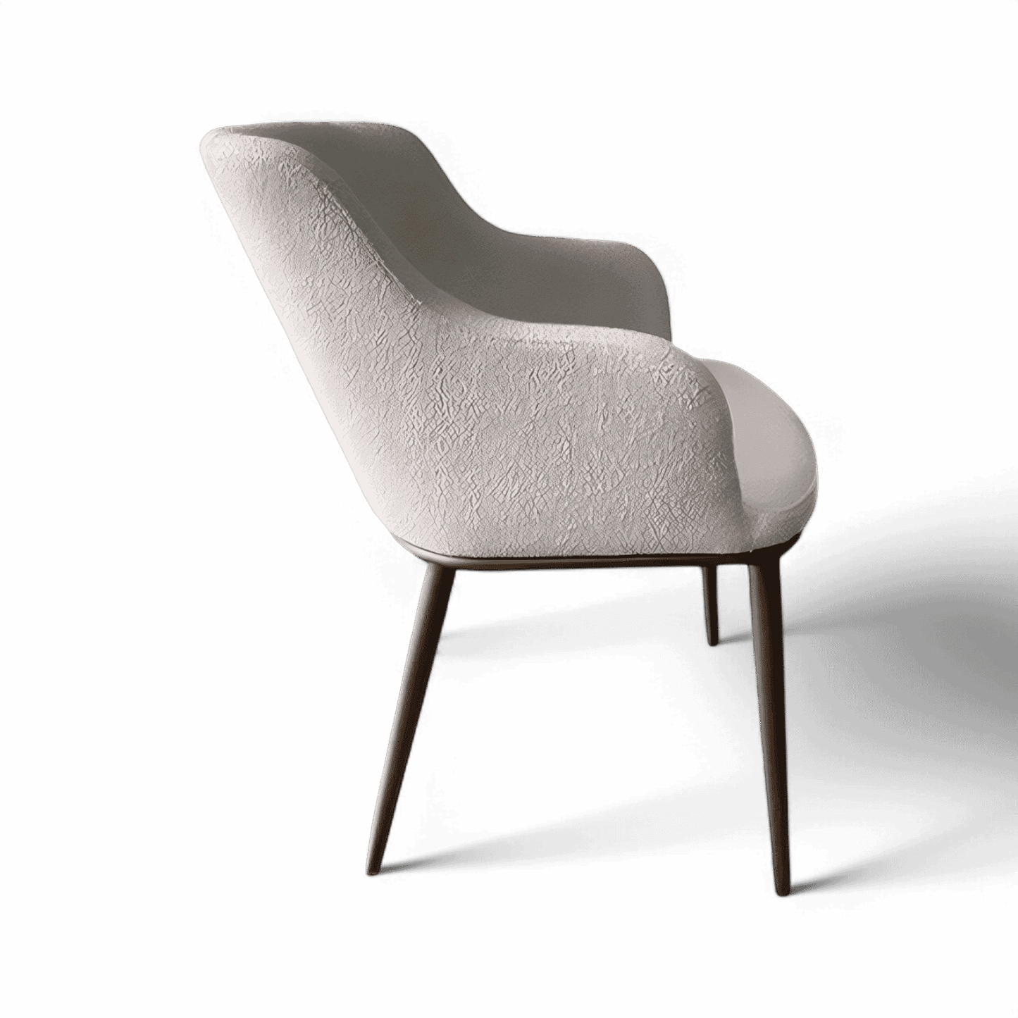 Jade Dining Chair White Boucle
