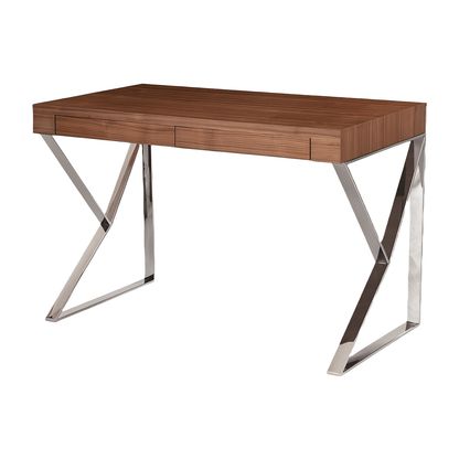 Kuadro Office Desk Walnut