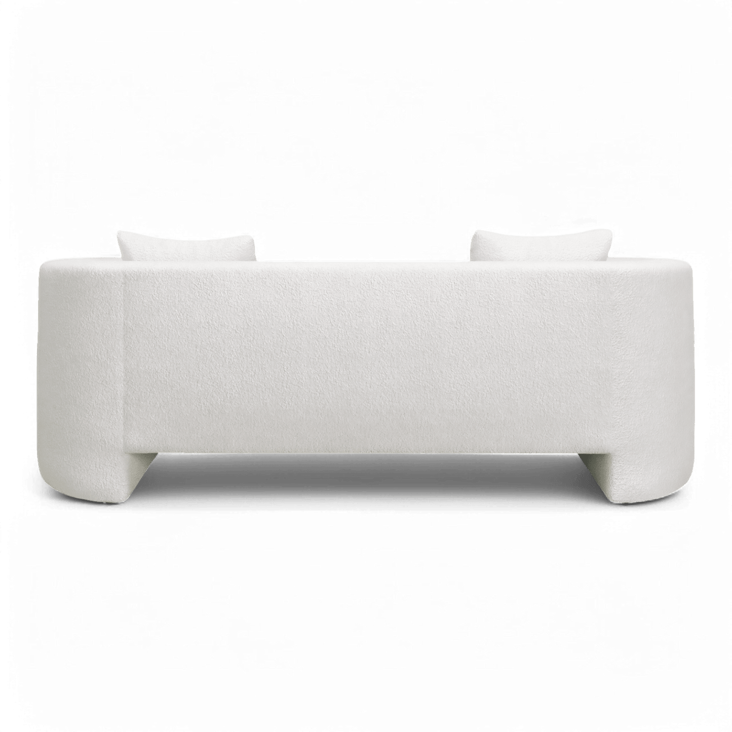 Elora 3 Seater Sofa White Boucle