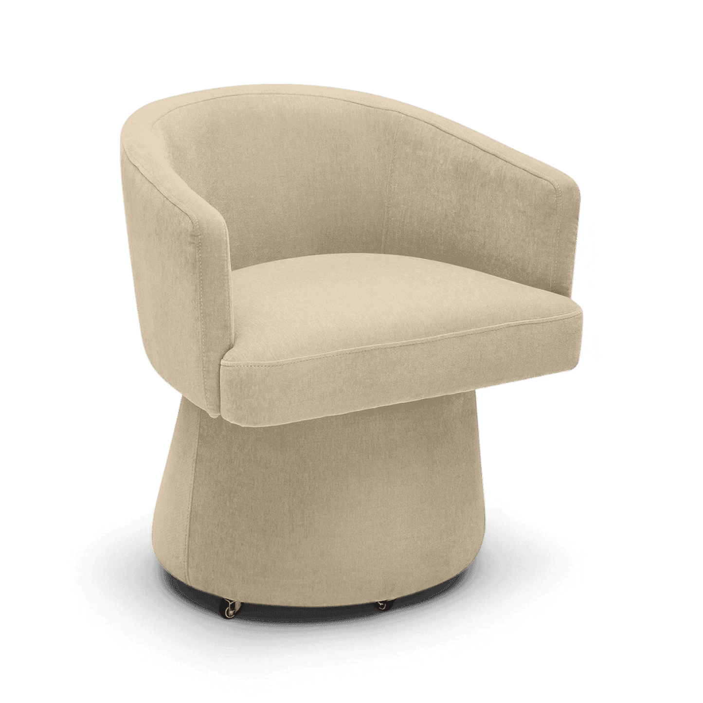 Cosmos Taupe Rolling Desk Chair