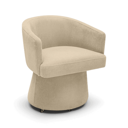 Cosmos Taupe Rolling Desk Chair