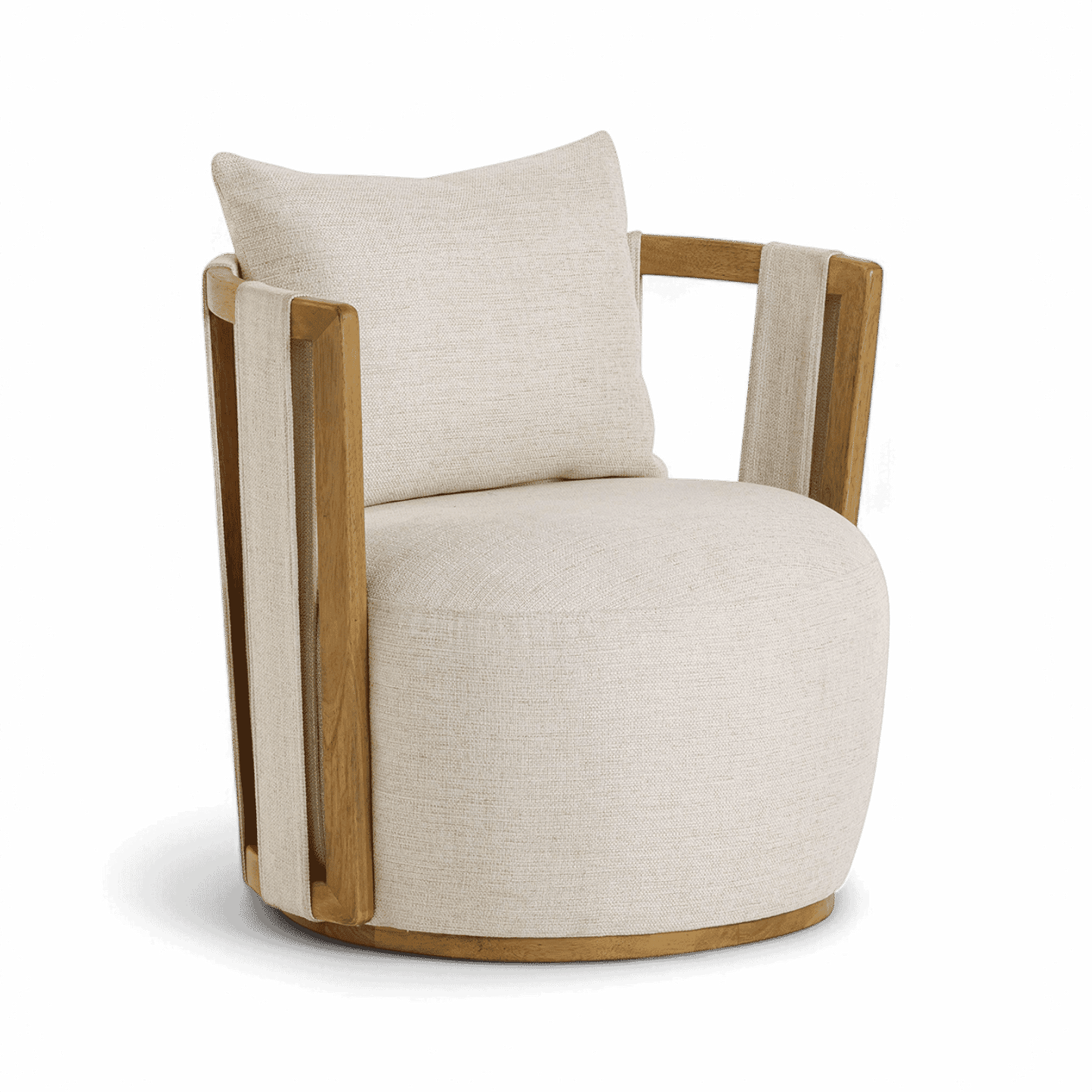 Equinox Beige Swivel Chair
