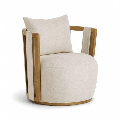 Equinox Beige Swivel Chair