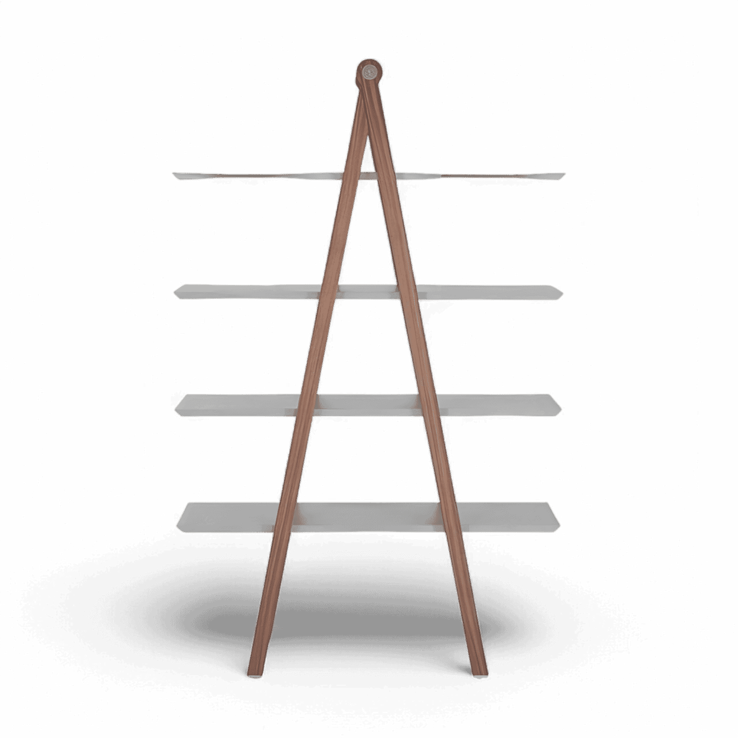 Logan Bookshelf Walnut and Gray