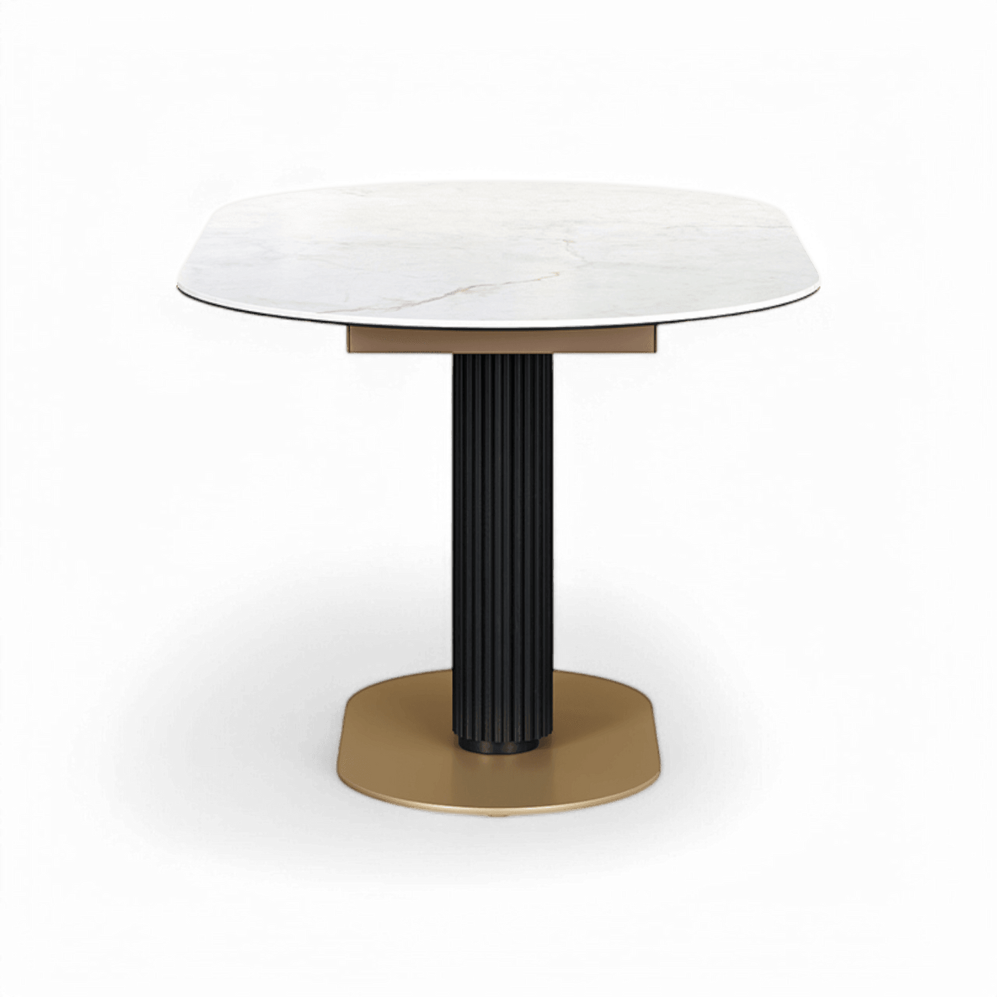 Luna Extendable Dining Table White