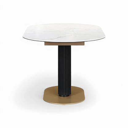 Luna Extendable Dining Table White