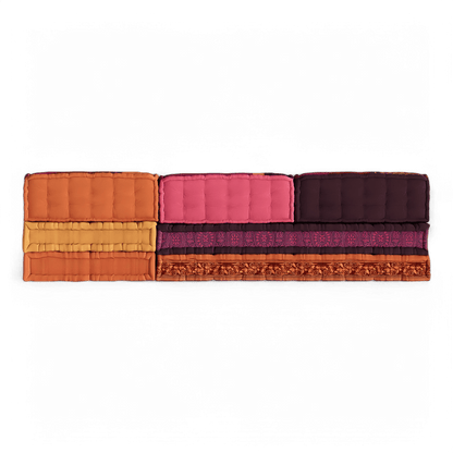 Maili Sectional Sofa Purple & Orange