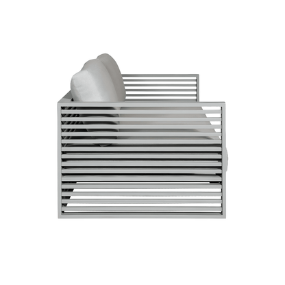 Mallorca Outdoor 3-Seater Sofa Gray