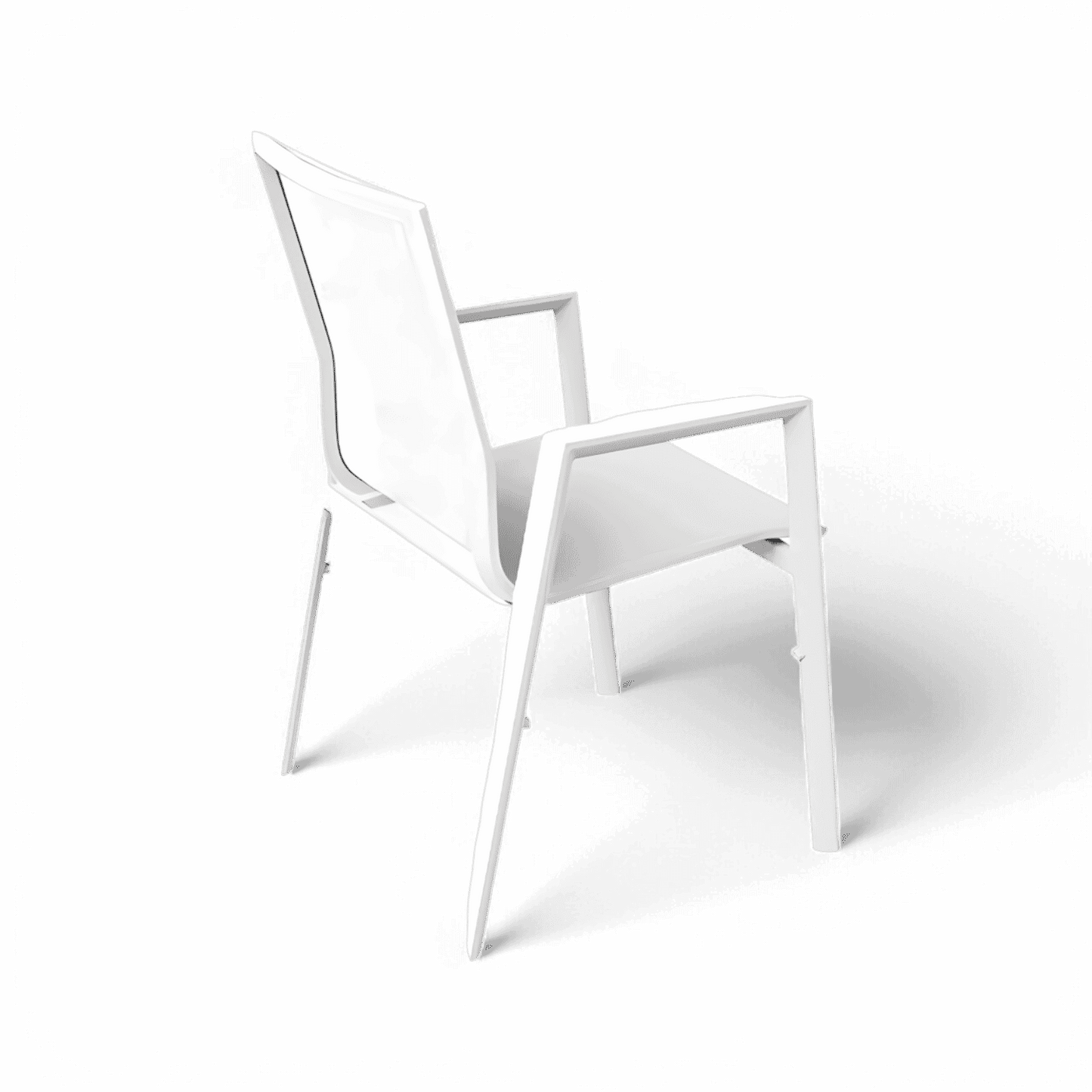 Malta Outdoor Dining Chair White