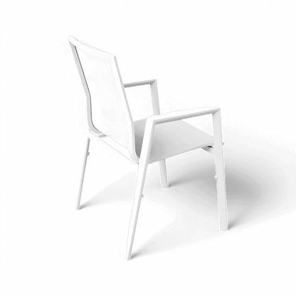 Malta Outdoor Dining Chair White