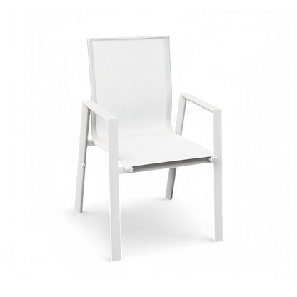 Malta Outdoor Dining Set White