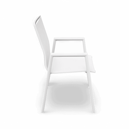 Malta Outdoor Dining Chair White