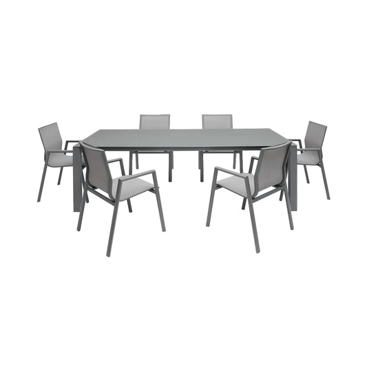 Malta Outdoor Dining Set Gray