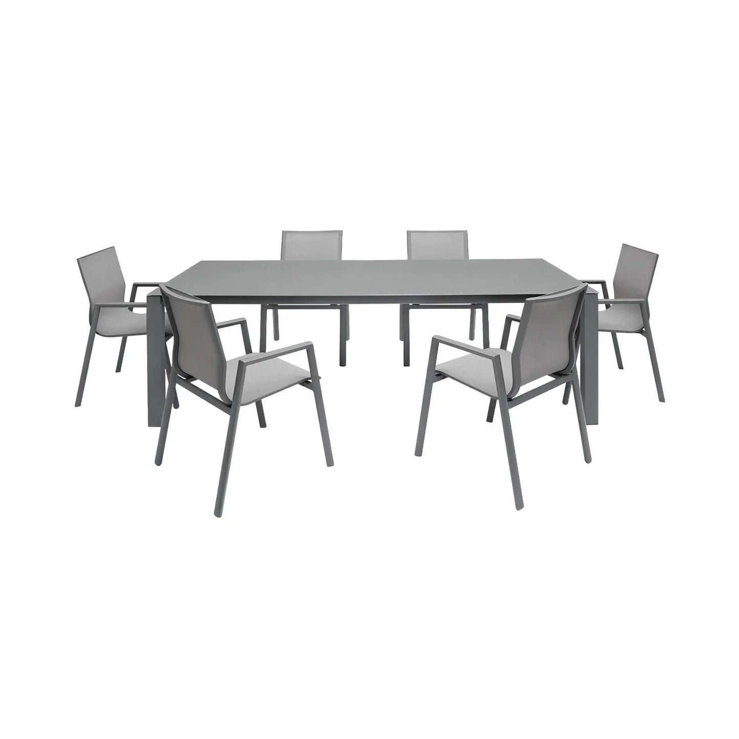 Malta Outdoor Dining Table Gray