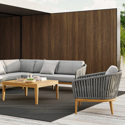 Maui Outdoor Armchair Light Gray