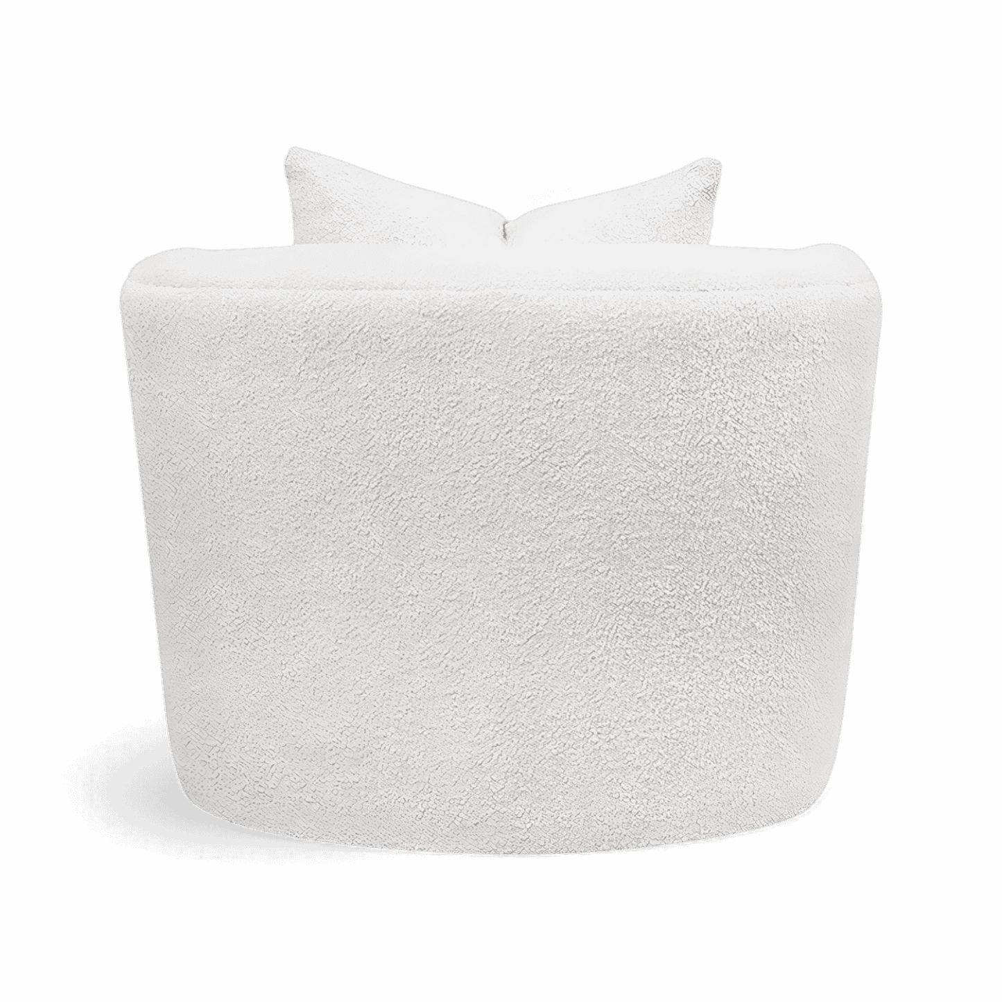 Naomi Lounge Chair White Boucle