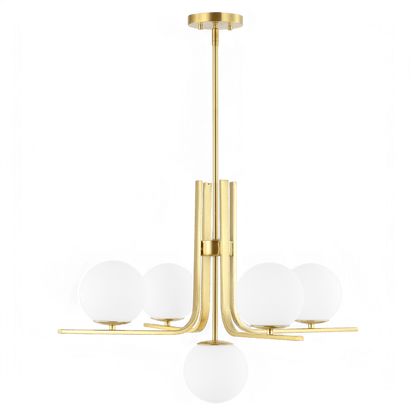 Nebulla Chandelier Brass