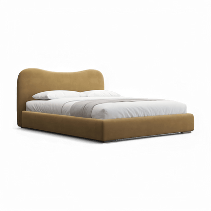 Nido Bed Camel Velvet