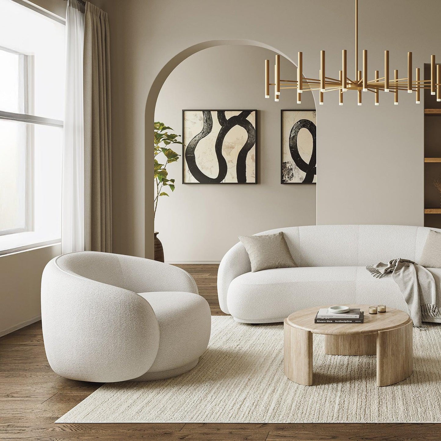 Nido Lounge Chair White| Modani x Kobi Karp Limited Edition