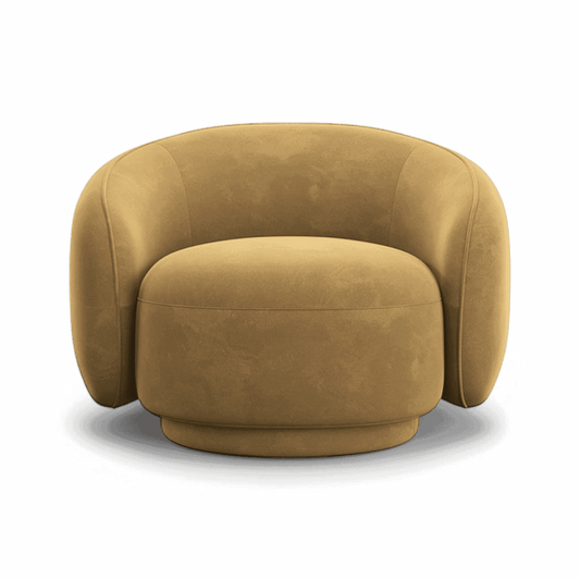 Nido Lounge Chair Camel Velvet | Modani x Kobi Karp Limited Edition