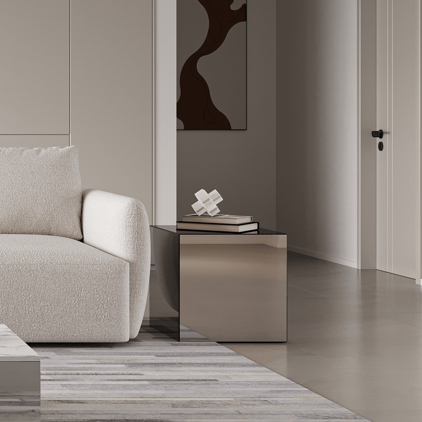 Ora Side Table Silver