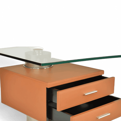 Oria Office Desk Cognac