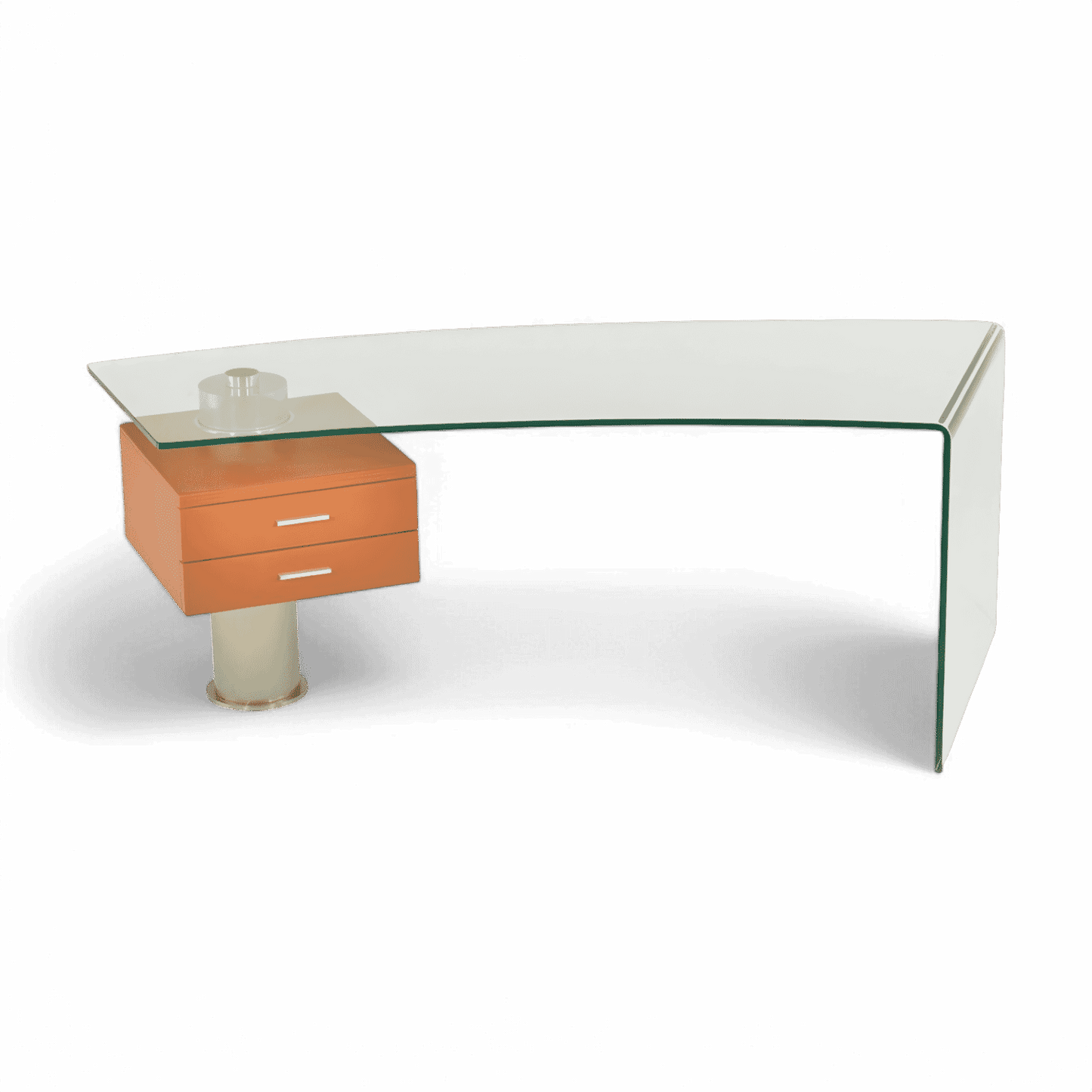 Oria Office Desk Cognac