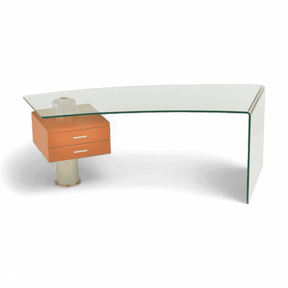 Oria Office Desk Cognac