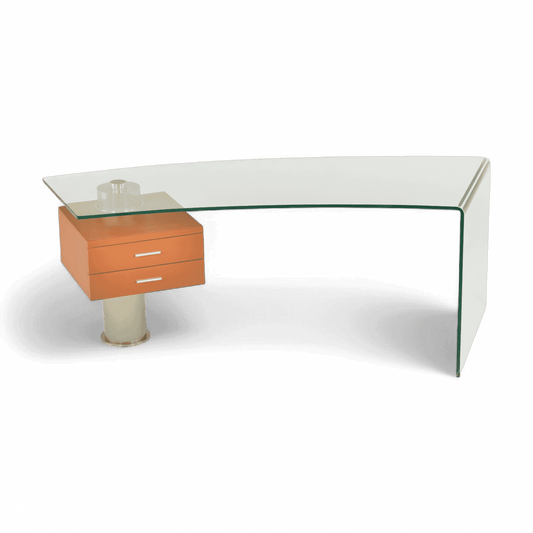Oria Office Desk Cognac