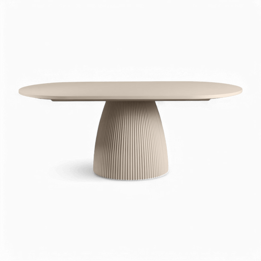 Oxford Rectangular Dining Table Alabaster