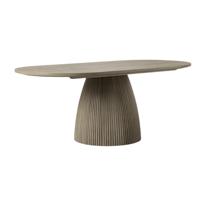 Oxford Rectangular Dining Table Greige Oak