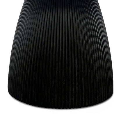 Oxford Round Dining Table Black Wood