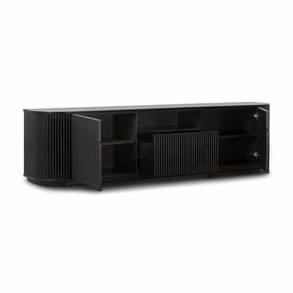 Oxford TV Stand Black Wood