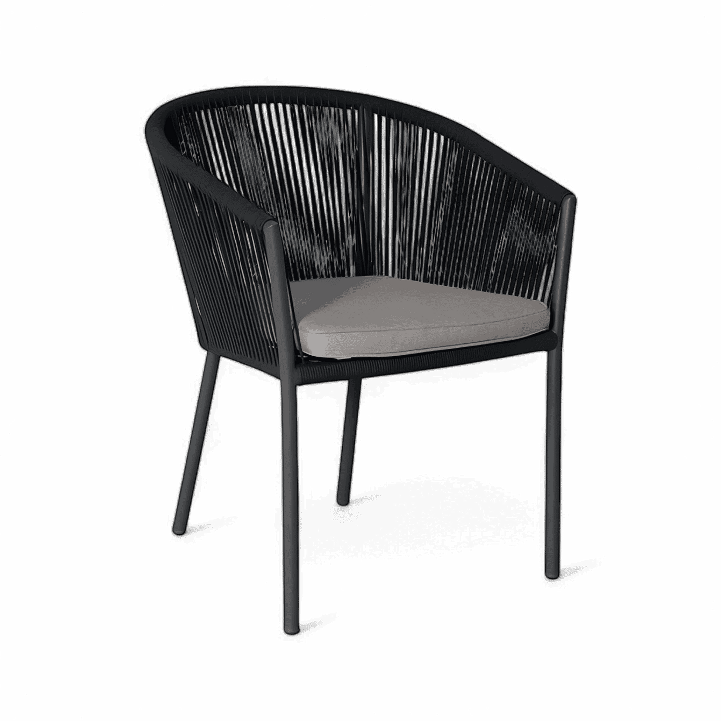 Pahani Outdoor Dining Chair Dark Gray