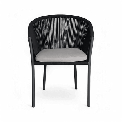 Pahani Outdoor Dining Chair Dark Gray