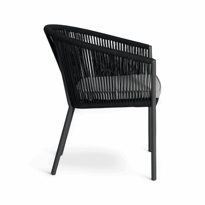 Pahani Outdoor Dining Chair Dark Gray