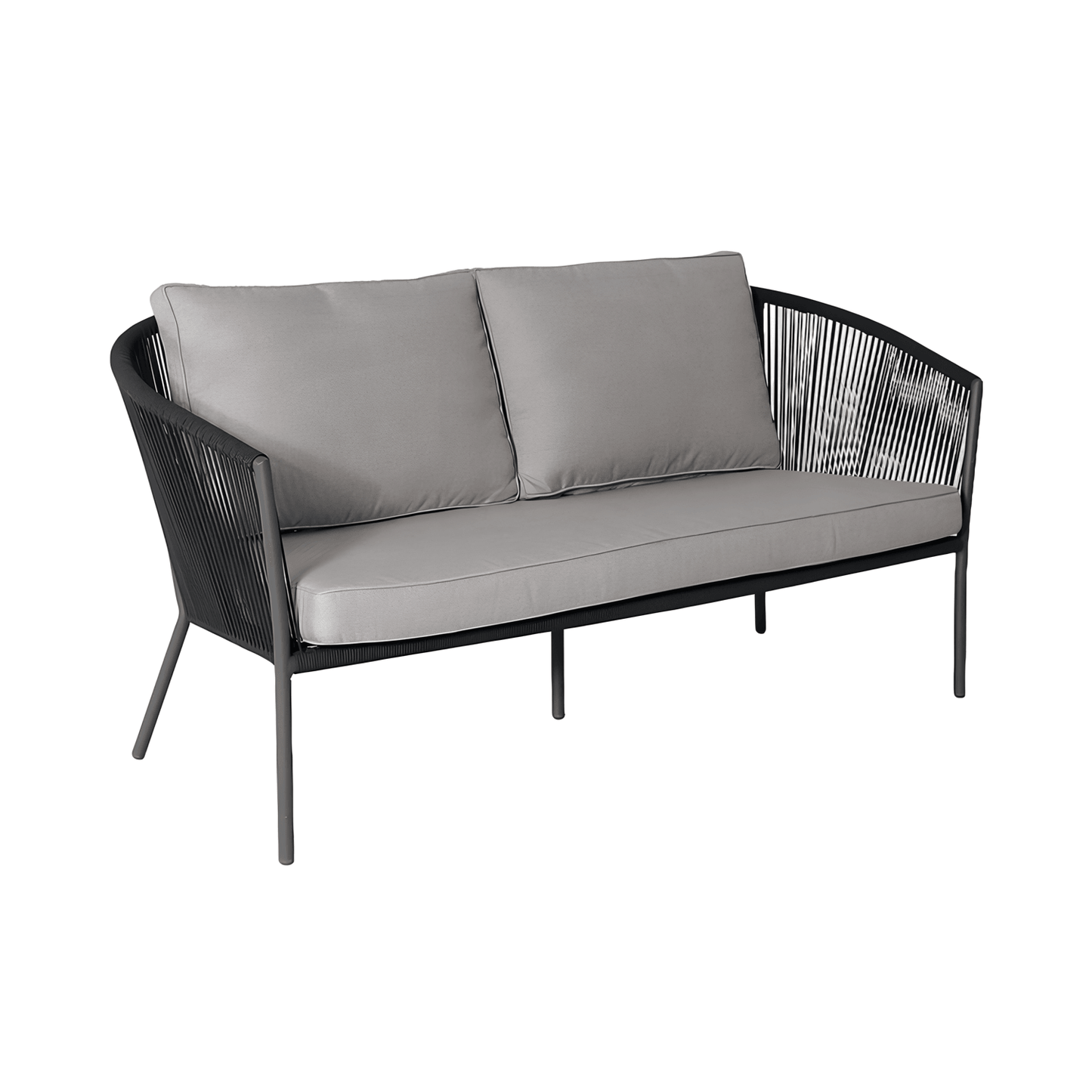 Paia Outdoor 2 Seater Sofa Dark Gray