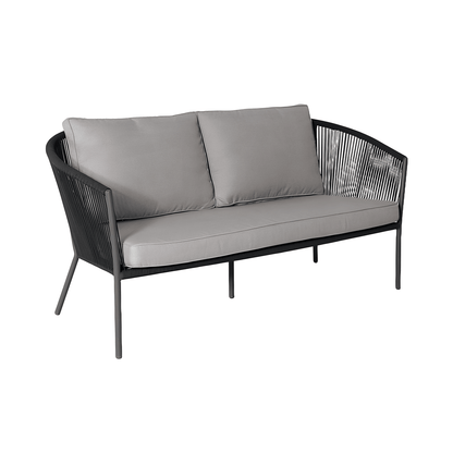 Paia Outdoor 2 Seater Sofa Dark Gray