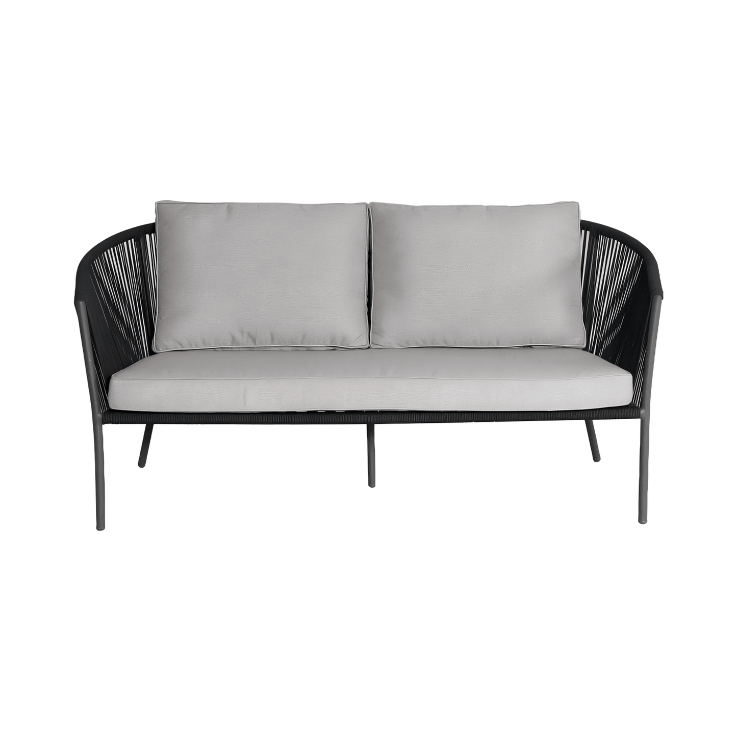 Paia Outdoor 2 Seater Sofa Dark Gray