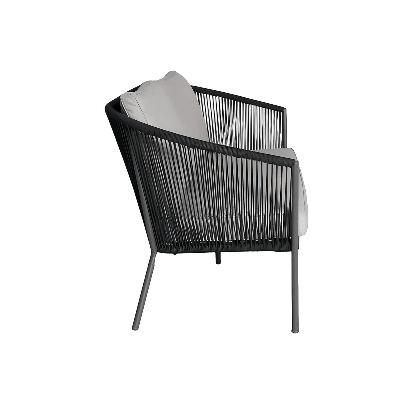 Paia Outdoor 2 Seater Sofa Dark Gray